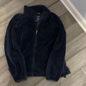 L.L. Bean women’s Dark Blue Fleece Jacket